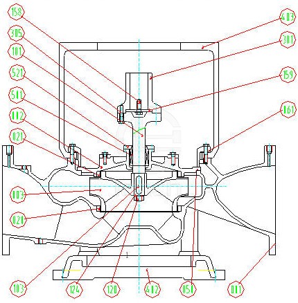 EMC船用水泵 结构图