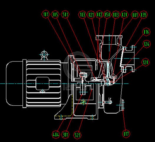 TMS型船用泵 结构图