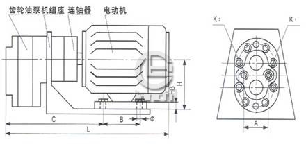 CB-B型低压齿轮油泵结构图