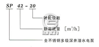 SP潜水泵型号说明