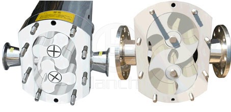 TRA型凸轮转子万用输送泵 工作原理