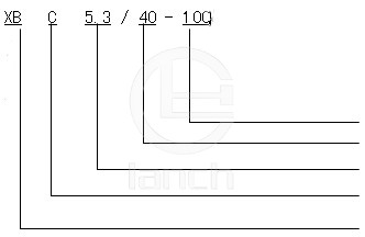 XBC型柴油机消防泵安装尺寸图
